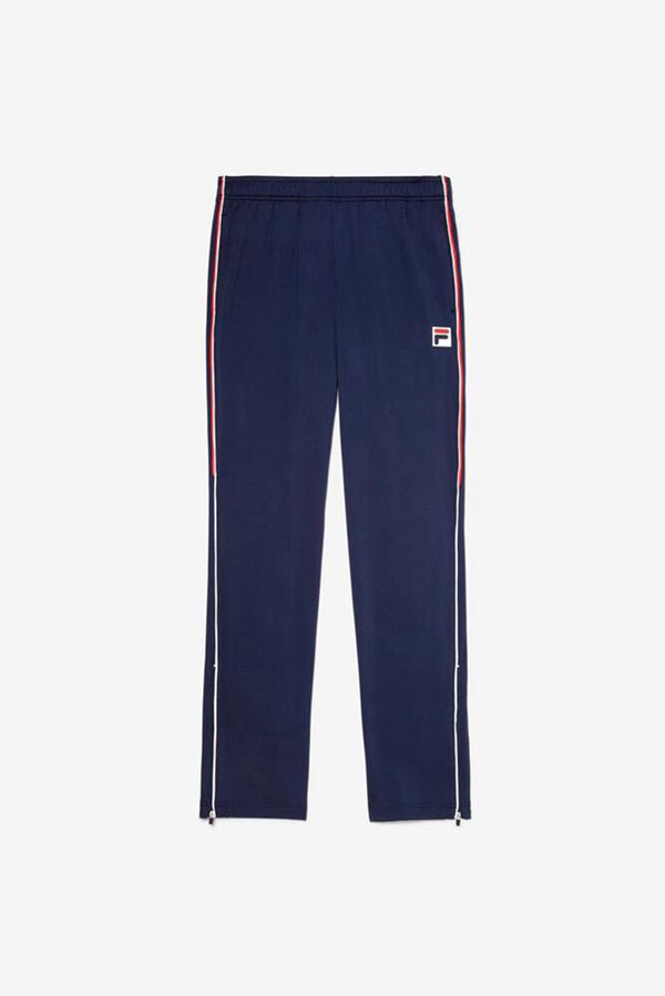 Pantalones Fila Hombre Azul Marino / Blancas / Rojas - Heritage Navy Blue Tennis - España 680713ILX